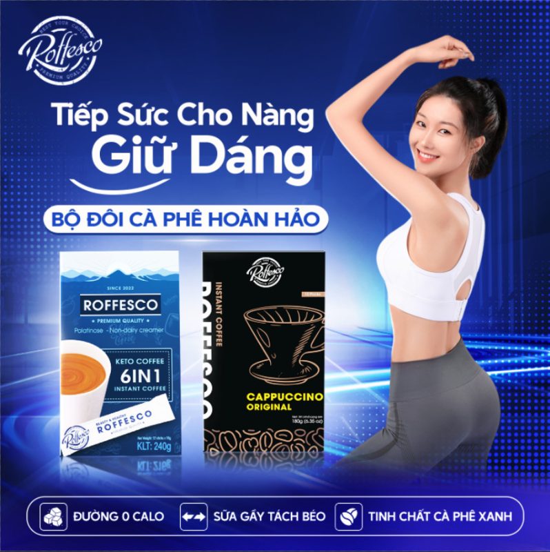 Bộ đôi cà phê giữ dáng