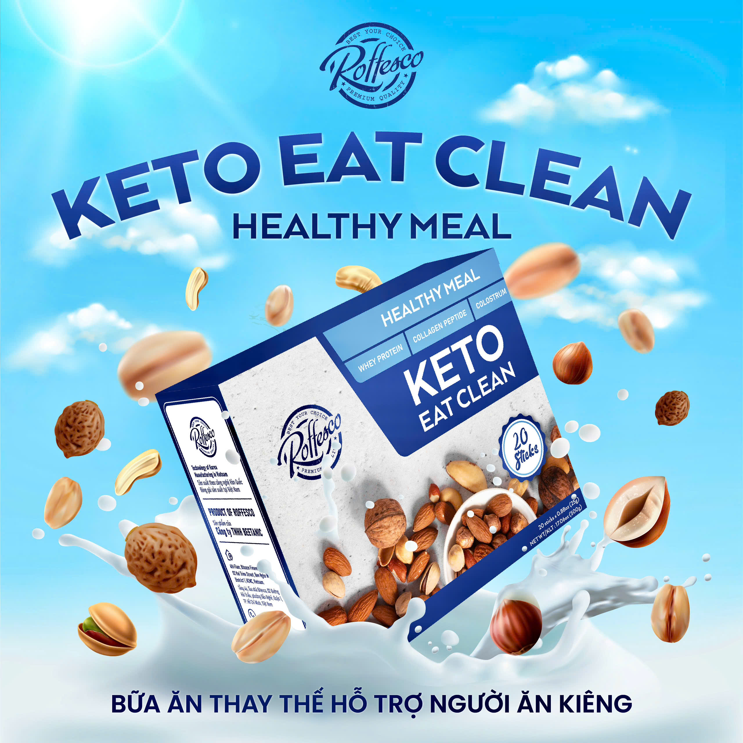 KETO EAT CLEAN - BỮA ĂN LÀNH MẠNH